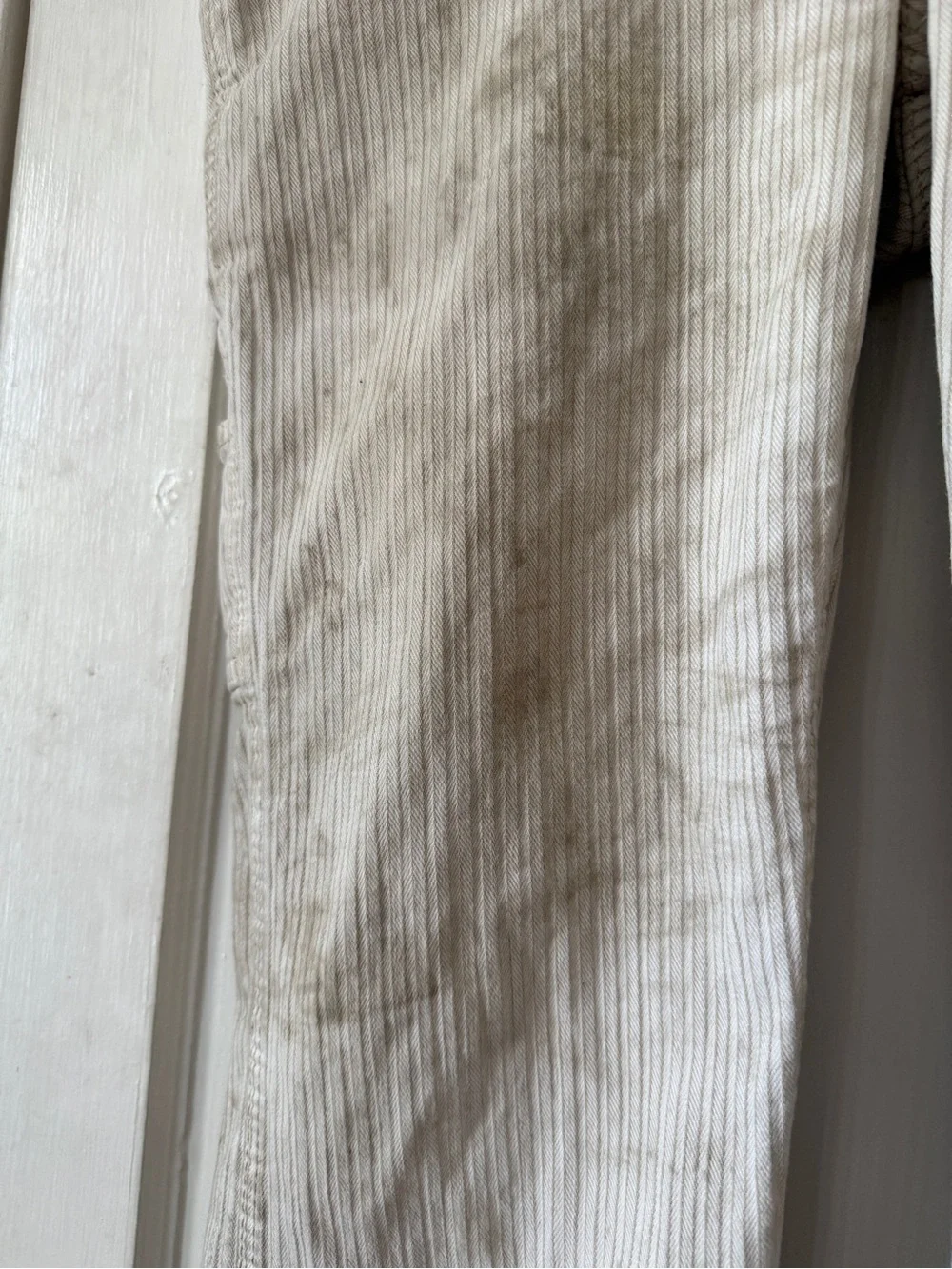 Men's Work Pants in Light Beige Old Navy size 32 x 30 ‘90s straight built flex